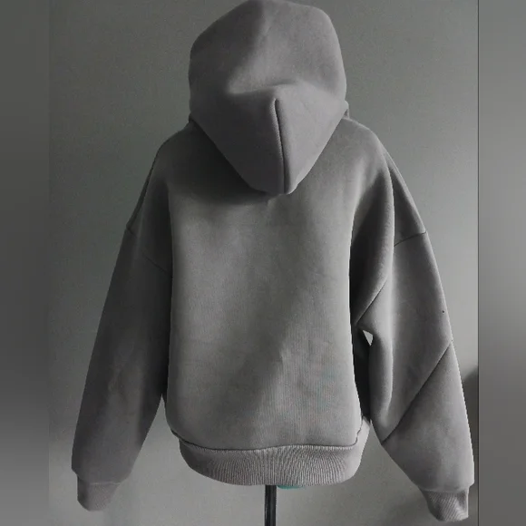 NWT Saint Alexander GRAY Cl Shadow Hoodie Size S